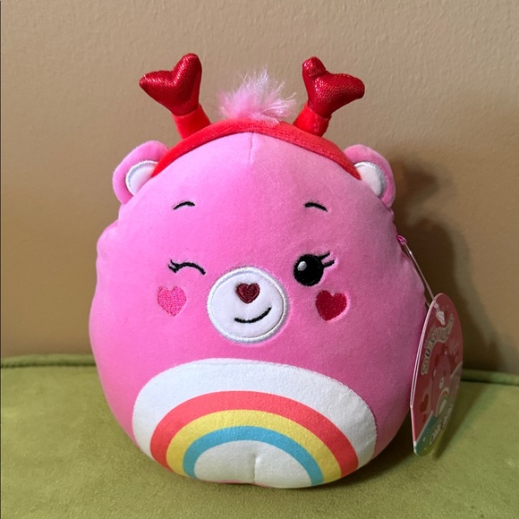 Squishmallows Care Bears Valentine’s Day Cheer Bear - Picture 7 of 13